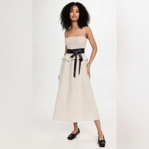 Reformation Miles Linen Dress - L